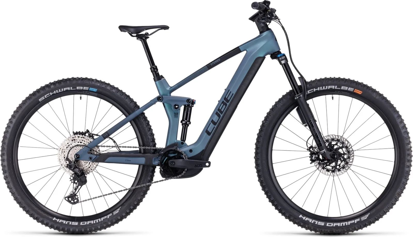 Cube STEREO HYBRID 140 HPC ABS 750 — bicicleta Montanha